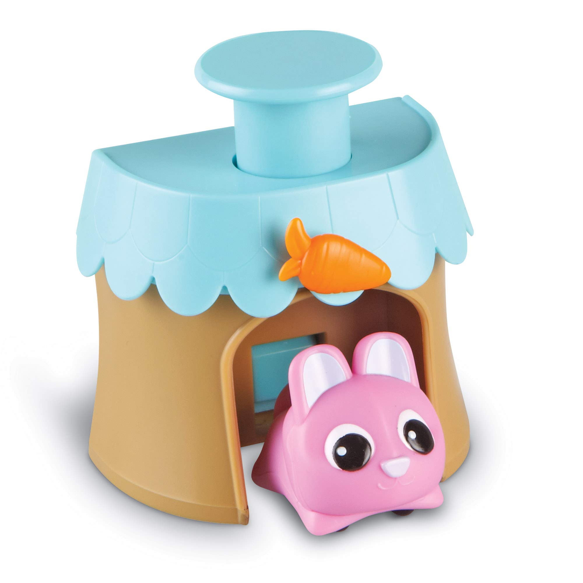 Learning Resources LER3084 Critters Poppers Dash The Bunny, STEM, Early Coding Toy, Interactive Pet, Ages 4+