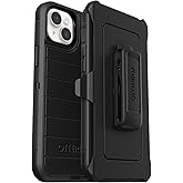 OtterBox Defender Series Screenless Edition Case for iPhone 14 Plus (Only) - Holster Clip Included - Microbial Defense Protection - Non-Retail Packaging - (Black)