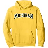 MICHIGAN - Throwback Varsity Design - Classic Pullover Hoodie