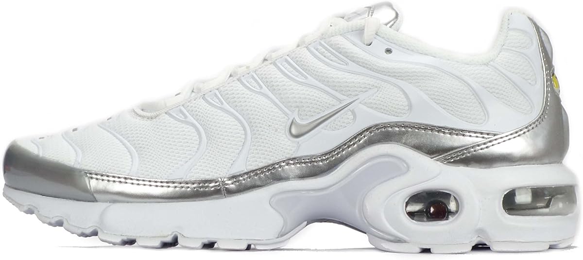Nike Air Max Plus TN1 Tuned Junior Youth Shoes (UK 5.5) White Silver: Amazon.co.uk: Shoes & Bags