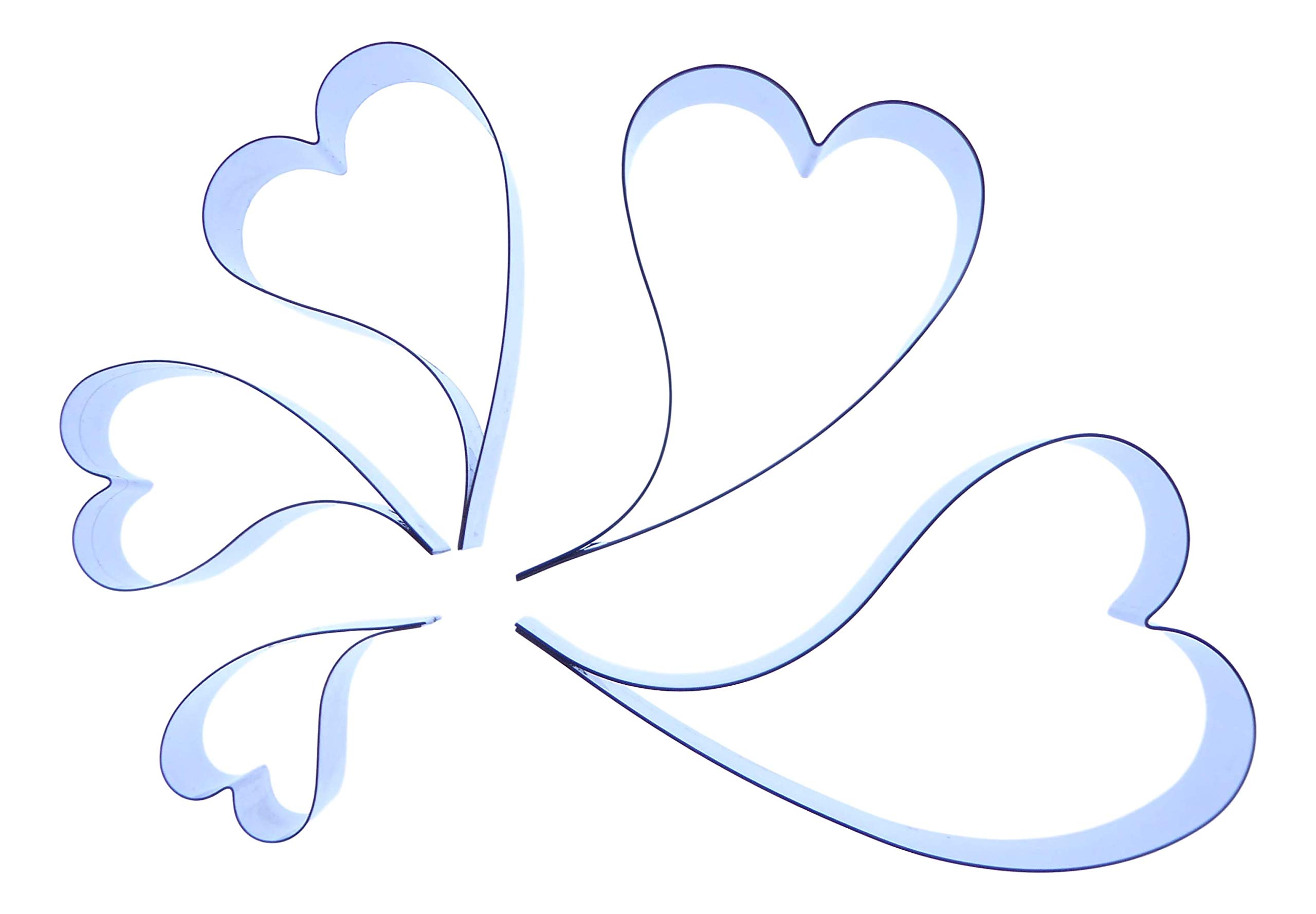 Curvy Heart (Curved wonky) - Stainless Steel Sugarcraft Cutters