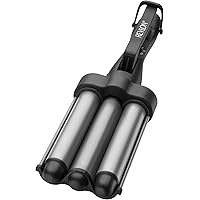REVLON 3Barrel Ceramic Jumbo Hair Waver, Black