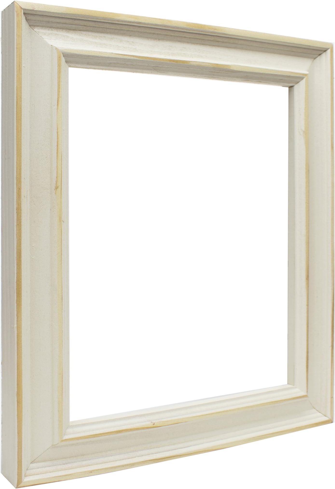 The Rusty Roof Country White Picture Frame-Solid Wood, 6x6