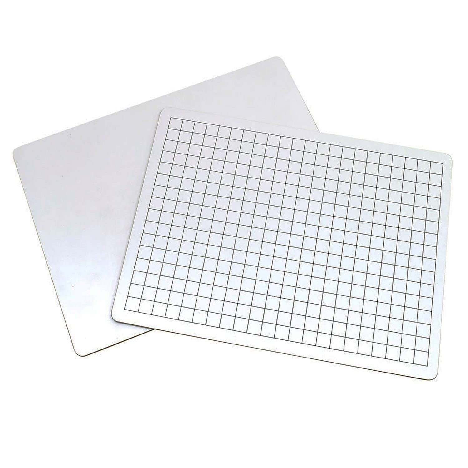 Pacon® 2-Sided Math Whiteboards, 1/2" Grid/Plain, Pack of 10