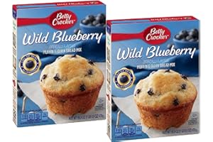 N_A Betty Crocker Wild Blueberry Muffin & Quick Bread Mix, 16.9 oz (2 pack)