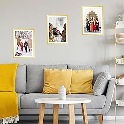 JCJMY 12x16 Picture Frame Gold with 11x14