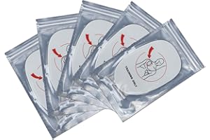 X XFT XFT AED Trainer Pads, 5 Pairs Practice Trainer Pads for XFT Mini AED Trainer Pads (Adult Pads), Use for XFT-D0009, XFT-120N, XFT-120NB, Replacement AED Trainer Pads, CPR Traing Pads