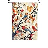 Birds Garden Flag 12x18 In Double Sided Yard Flags Lawn Sign Decor No Flagstand