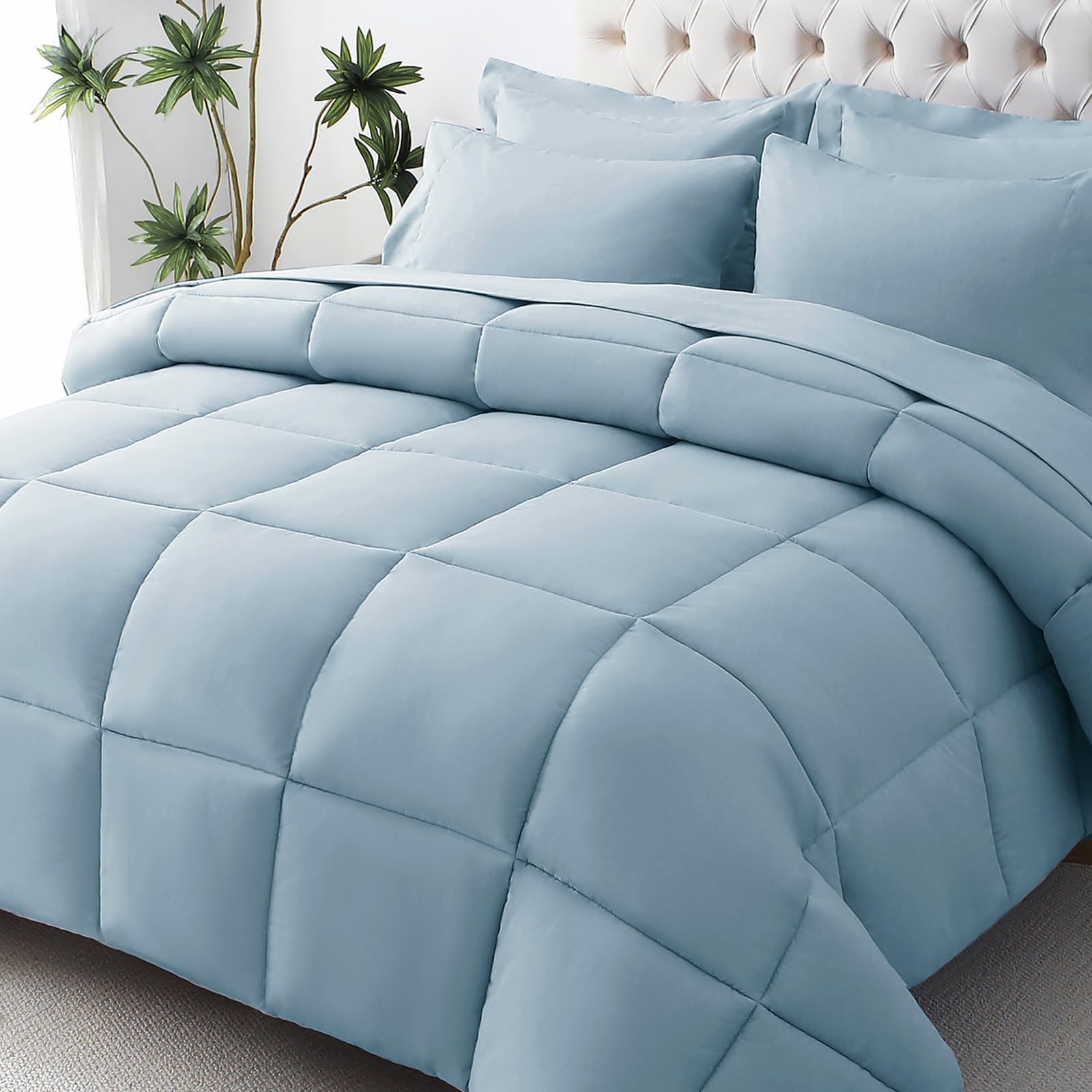 JOLLYVOGUE King Comforter Set, Ultra-Soft Bed in a