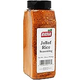 Badia Jollof Rice Seasoning, 28 oz &ndash; African Blend of Tomato, Peppers, Onion &amp; Spices, Bold Savory Flavor, Gluten Free