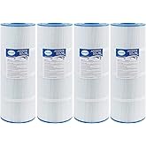 AmiBron C-7470 Pool Filter Cartridge Replaces Pentair CCP320,Pleatco PCC80-PAK4 PCC80,Clean and Clear Plus 320,Filbur FC-1976,R173573,178580, L:20" xOD:7", 4X80 sq.ft. 4 Pack