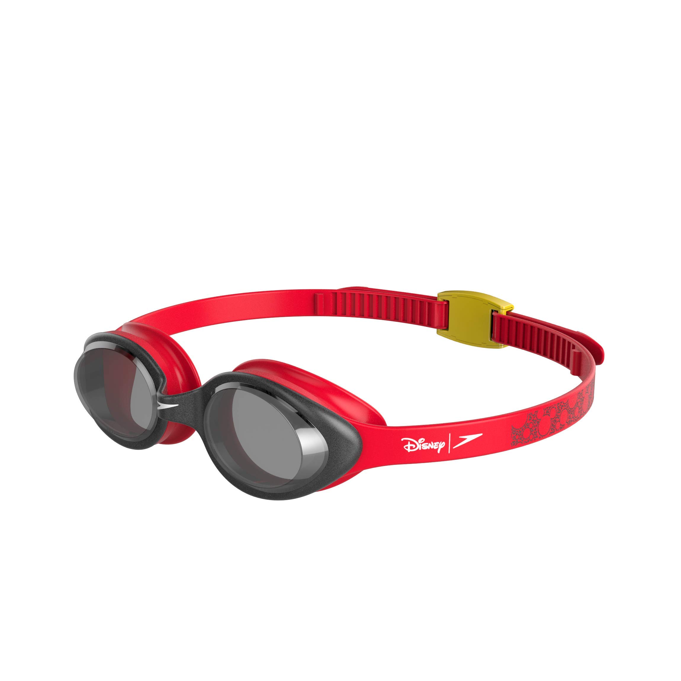 Speedo SPEFT Unisex Child Disney Illusion Junior Goggles - Lava Red/Black/Smoke, One Size