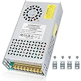 NUOWEIDE 12V 50A 600W Power Supply Transformer, 110V AC to DC 12v Converter Adapter 50A 600W SMPS, DC Power Supply for LED Strip Motor Pump CCTV Camera System Radio Car Stereo 3D Printer