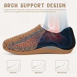 ERGOfoot Orthopedic Slippers with Arch Support for