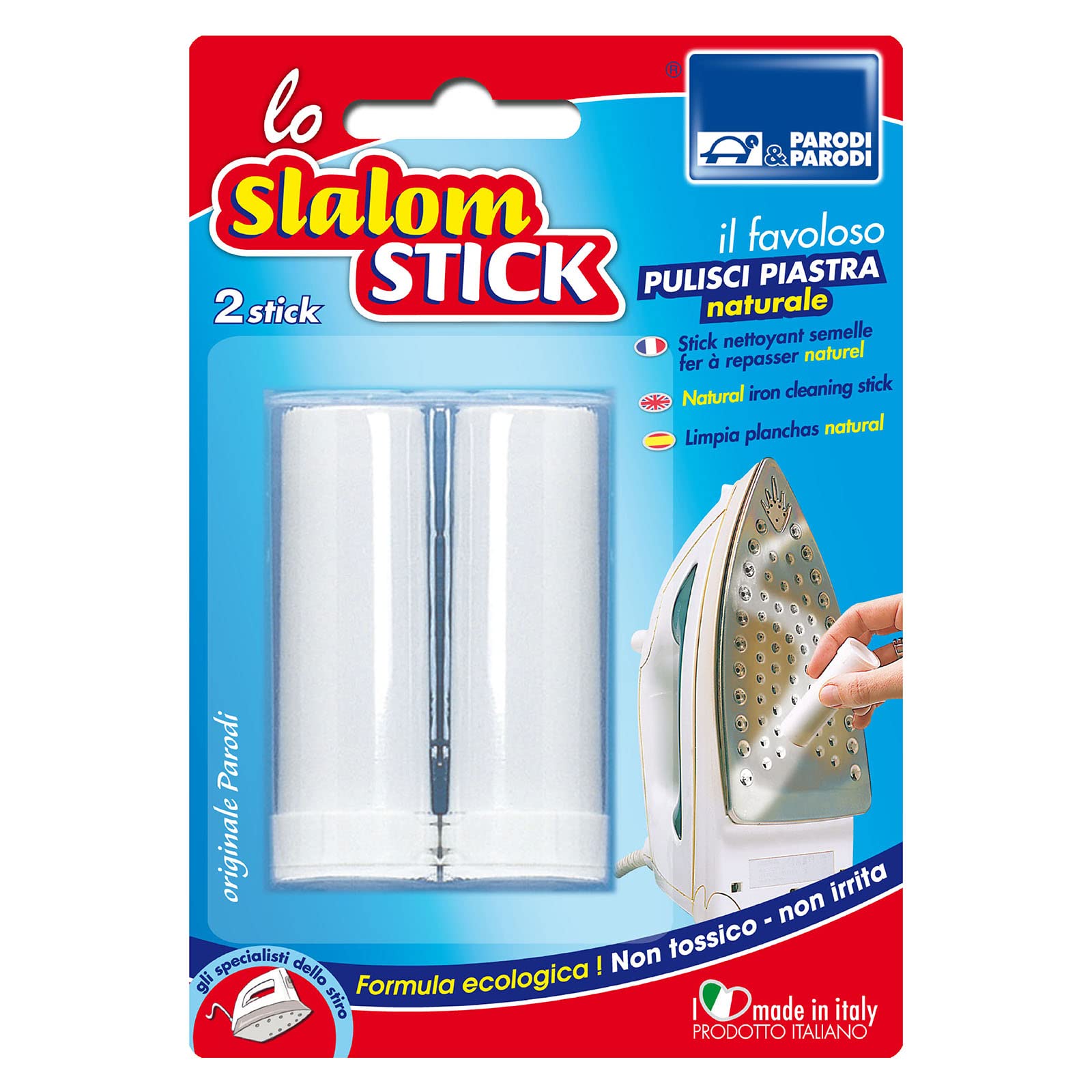 Parodi & Parodi Slalom 2 Iron Cleaning Sticks, Plastic, white, 11 x 17 x 3 cm