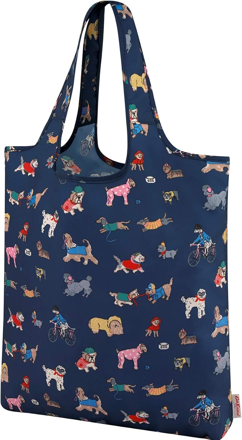 Cath Kidston Navy Small Park Dogs Foldaway Shopper 2021 Amazon.co.uk