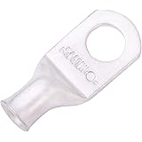 SELTERM UL Listed Marine Grade Wire Lugs, Battery Cable Ends, Tinned Copper Eyelets, Tubular Ring Terminals, Closed End Crimp