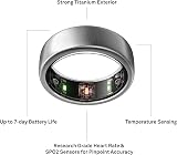 Oura Gen3 Horizon Smart Ring Size 11 Brushed Titanium Sleep Heart Rate view 9