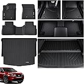 WAYIDSS Floor Mats & Trunk Mat for Nissan Rogue 2026 2025 2024 2023 2022 2021 (NOT for Rogue Sport),TPE All Weather Protectio