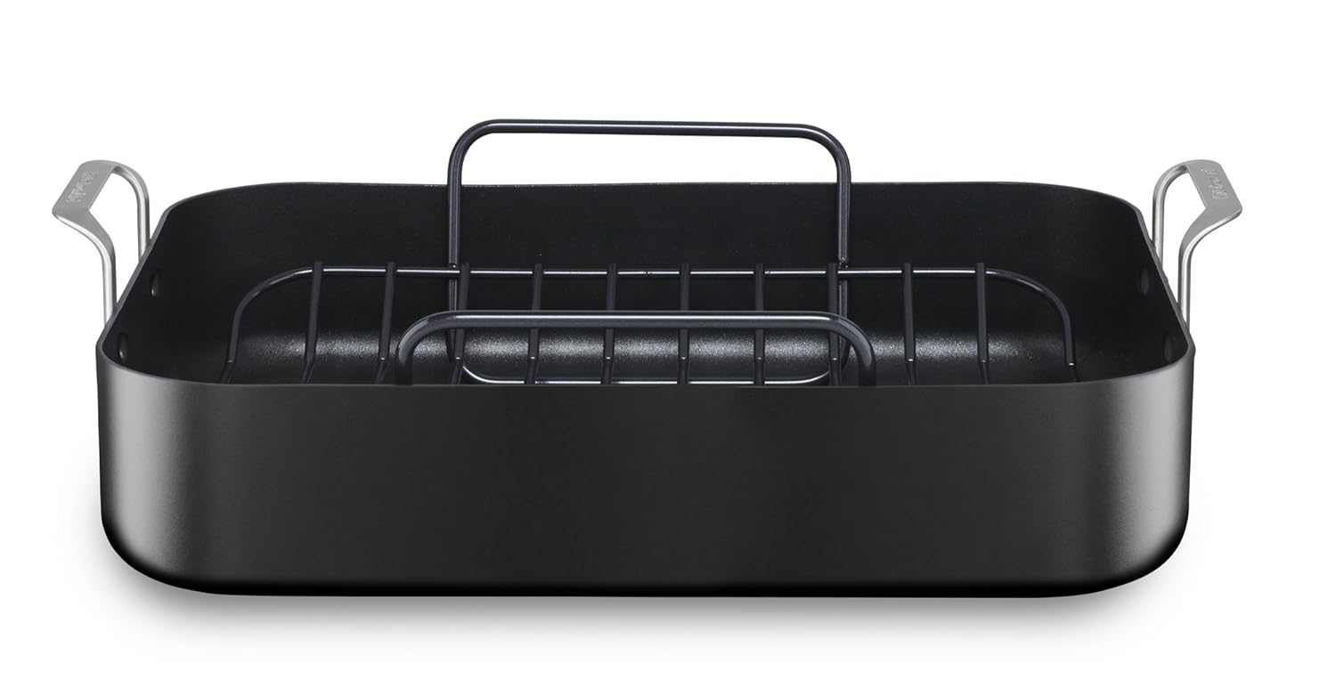 KitchenAid 16" Hard Anodized Roaster with Rack Non Stick Roasting Pan