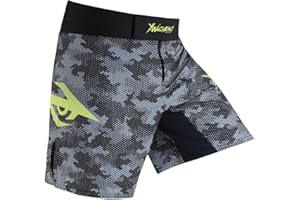 YWCHENCY MMA Shorts for Men Fight Grappling Shorts Mens BJJ Shorts for Men No Gi Mid Thigh