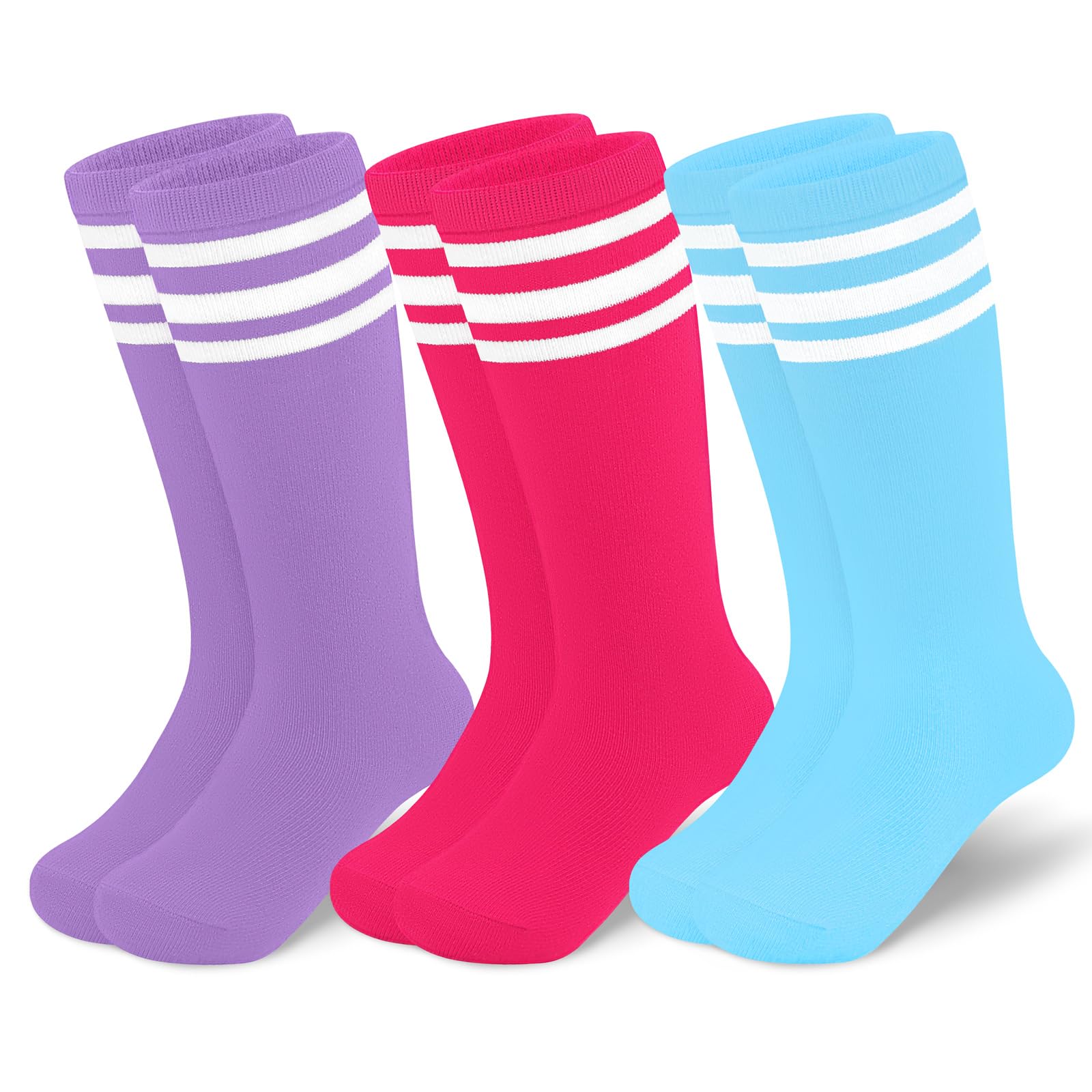 Sarfel Toddler Soccer Socks 2T-3T Pink Toddler