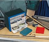 Draper 12 Drawer Organiser Storage Unit Plastic Wall Mountable view 4