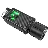 Oyviny 3-in-1 Trailer Plug Tester 4/5 Pin Flat & 7 Pin Trailer Light Tester with Double-Sided LED Indicators, 5 Way & 7 Way RV Trailer Connector Tester, Not Suitable for Vehicle with Lamp Out Sensor