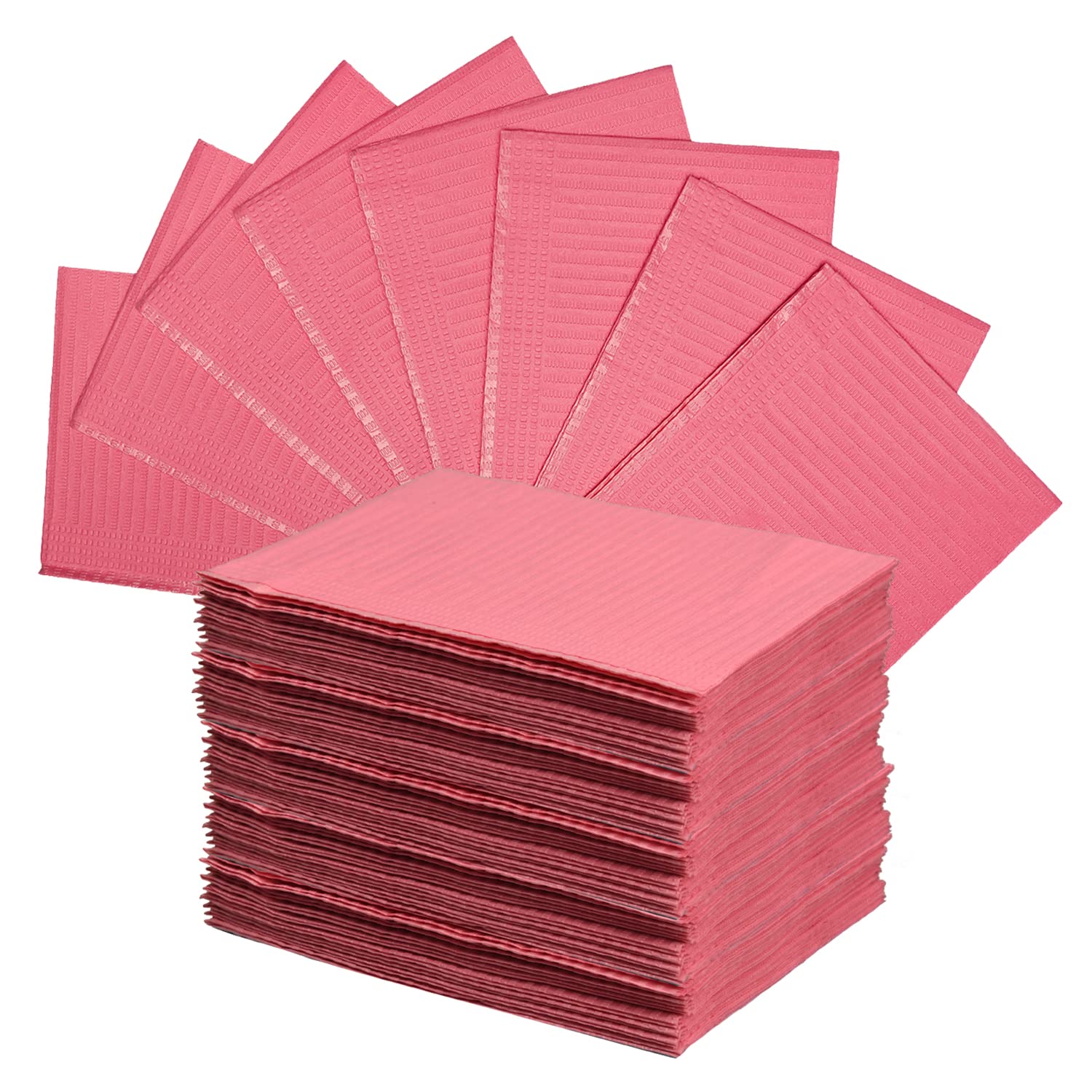 NAUZE 60 Pack Pink Disposable Tattoo Table Mats Tray Covers Waterproof Sheets