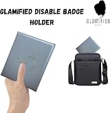 Glamified Soft PU Leather Disabled Badge Wallet Holder Blue Badge Display view 6