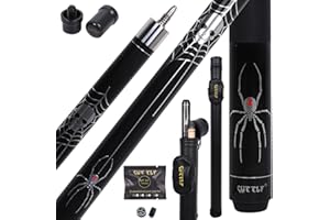 CUEELF Pool Cue Stick,Billiard Cue Sticks with Hard Case Low Deflection Shaft Professional Billiard Pool Cues Sticks 19.5-21 oz cue Stick