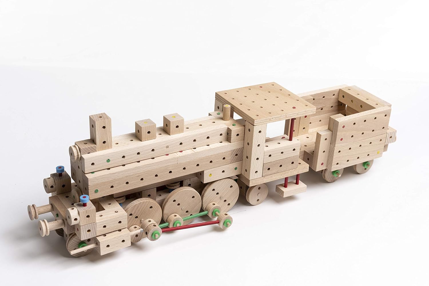 Matador 11717 E717 Construction Kit, Wood-Coloured, from 5 Years, Colourful, Wood Colour, Multi-coloured, Large - Image 3