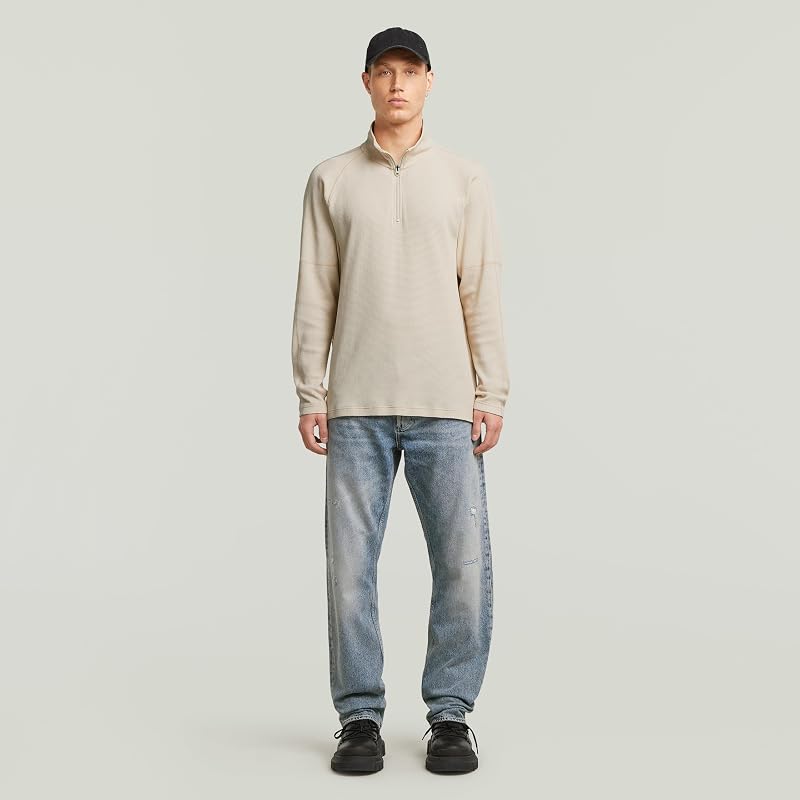 T-shirt Tweeter Homem com Meio Fecho, Branca (dk talc D26866-E176-A488), L