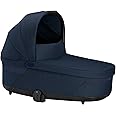 Cybex Balios Cot S Lux Baby Bassinet - Integrated Easy-Carry Handle, Sun Canopy & Spacious, Cozy Interior, Compatible with Cybex Balios S Lux Stroller, Ocean Blue