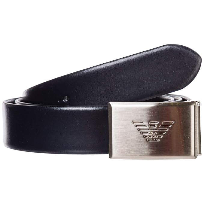 Emporio Armani men belt blue/black Clothing