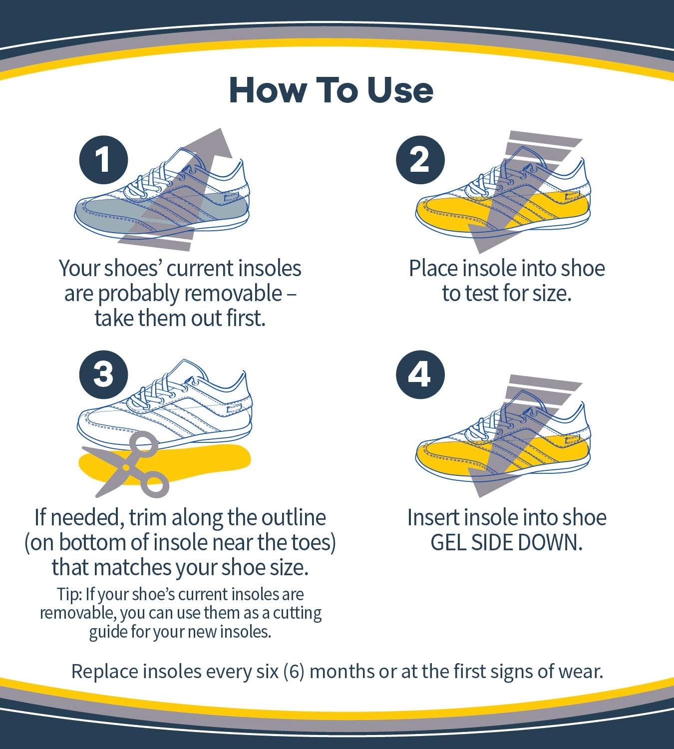 Dr. Scholl's HEAVY DUTY SUPPORT Pain Relief Orthotics // Designed for Men over 200lbs with Technology to Distribute Weight and Absorb Shock with Every Step (for Men's 8-14): Health & Personal Care