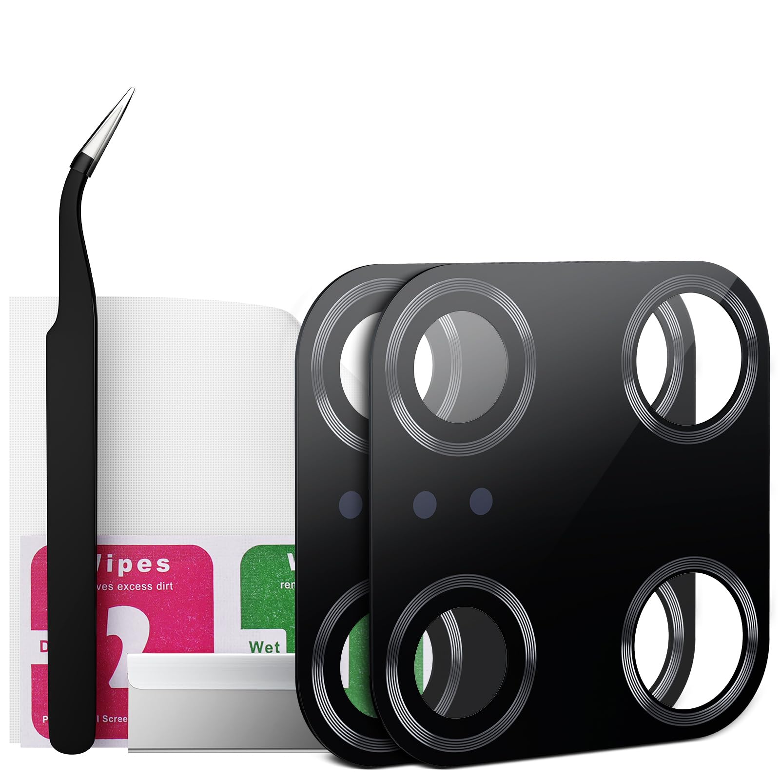 Eonpam 2 Pack Rear Back Camera Lens Glass Replacement for Huawei Mate 20 Pro with Professional Repair Kit