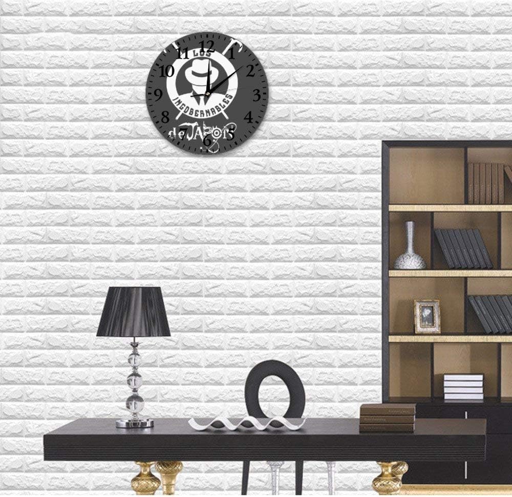 Amazon Co Jp ロス インゴベルナブレスデハポン Wall Clock 円型直径25 Cm 掛け時計壁掛け時計連続秒針ファッション個性的部屋装飾家の装飾数字時計 学校ホームオフィス教室用 ホーム キッチン