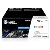 HP 508A Cyan, Magenta, Yellow Toner Cartridges Printers (3-Pack) | Works with Color LaserJet Enterprise M552, M553; Color LaserJet Enterprise MFP M577 Series | CF360AM