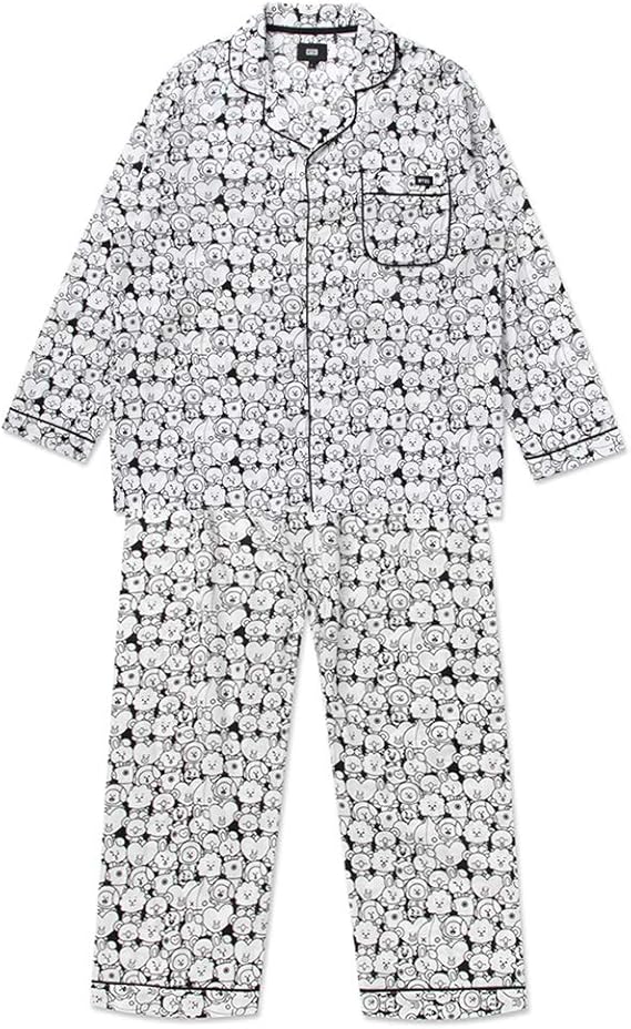 Amazon Bt21 キャラクター ミックス モノ パジャマ セット Mix Mono 並行輸入品 L パジャマ ルームウェアセット 通販