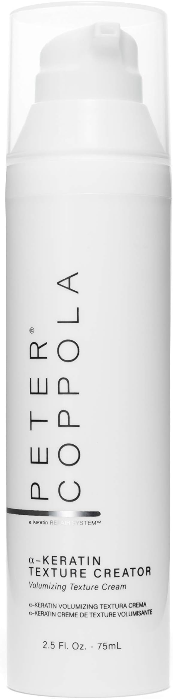 Peter Coppola a-Keratin Texture Creator - Lightweight Hair Styling Cream for Curly, Fine or Frizzy Hair - Voluminous Styled Hair - Curl Defining Cream- Perfect for Beach Waves, 2.5 oz