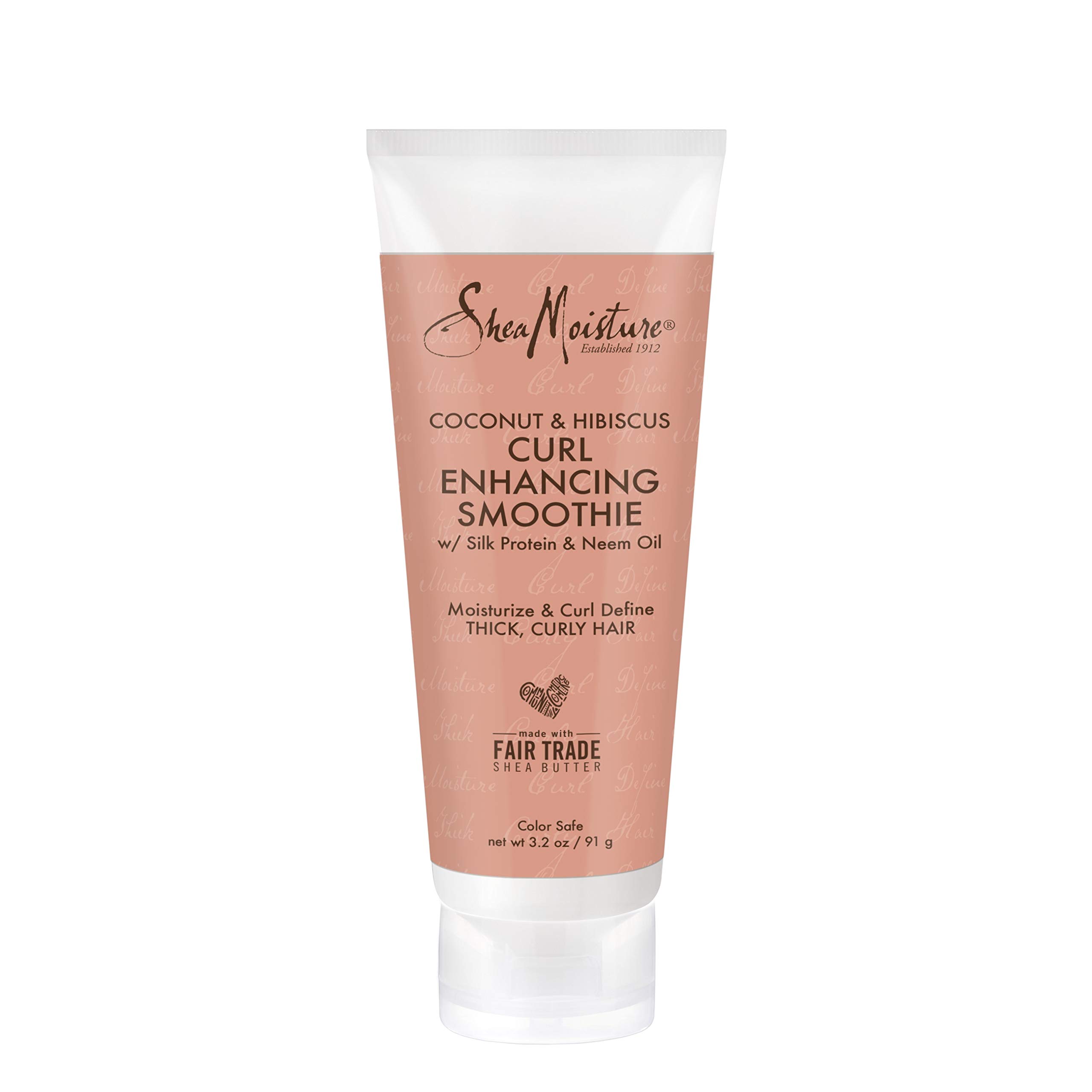 SHEA MOISTURE Coconut and Hibiscus Curl Enhancing Smoothie for Women - 3.2 oz Cream