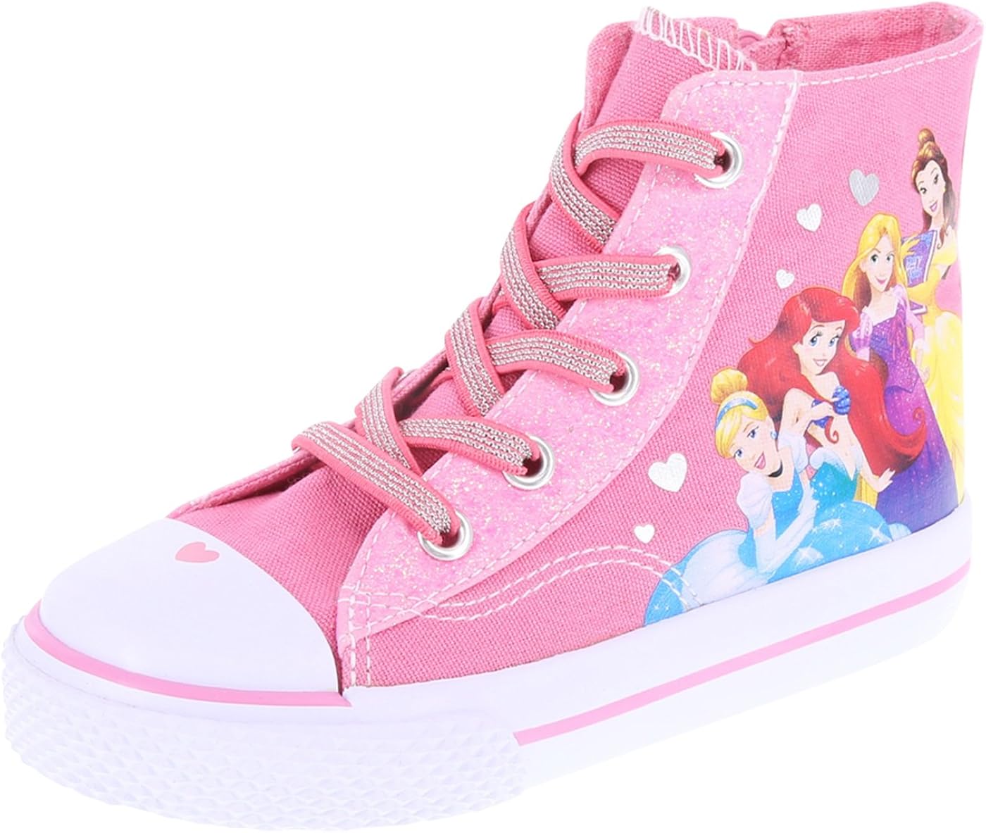 Disney Princess Girls' Toddler Princess HighTop Sneaker
