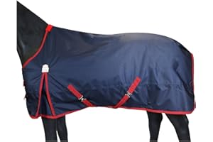BARN & STABLE 600Denier 3000mm/3000mvp Super Waterproof & Breathable Horse Blankets for Winter with 200g Fill
