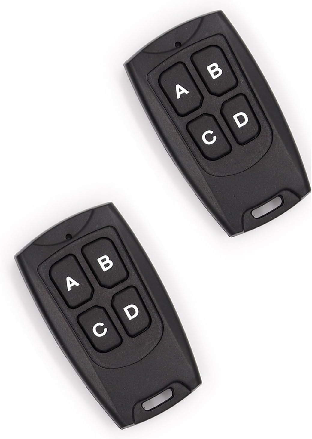 2 Pack - Solidremote 433MHz Secure Rolling Code Remotes with FCC ID (TX-134) - Compatible with KIT-1 & KIT-2