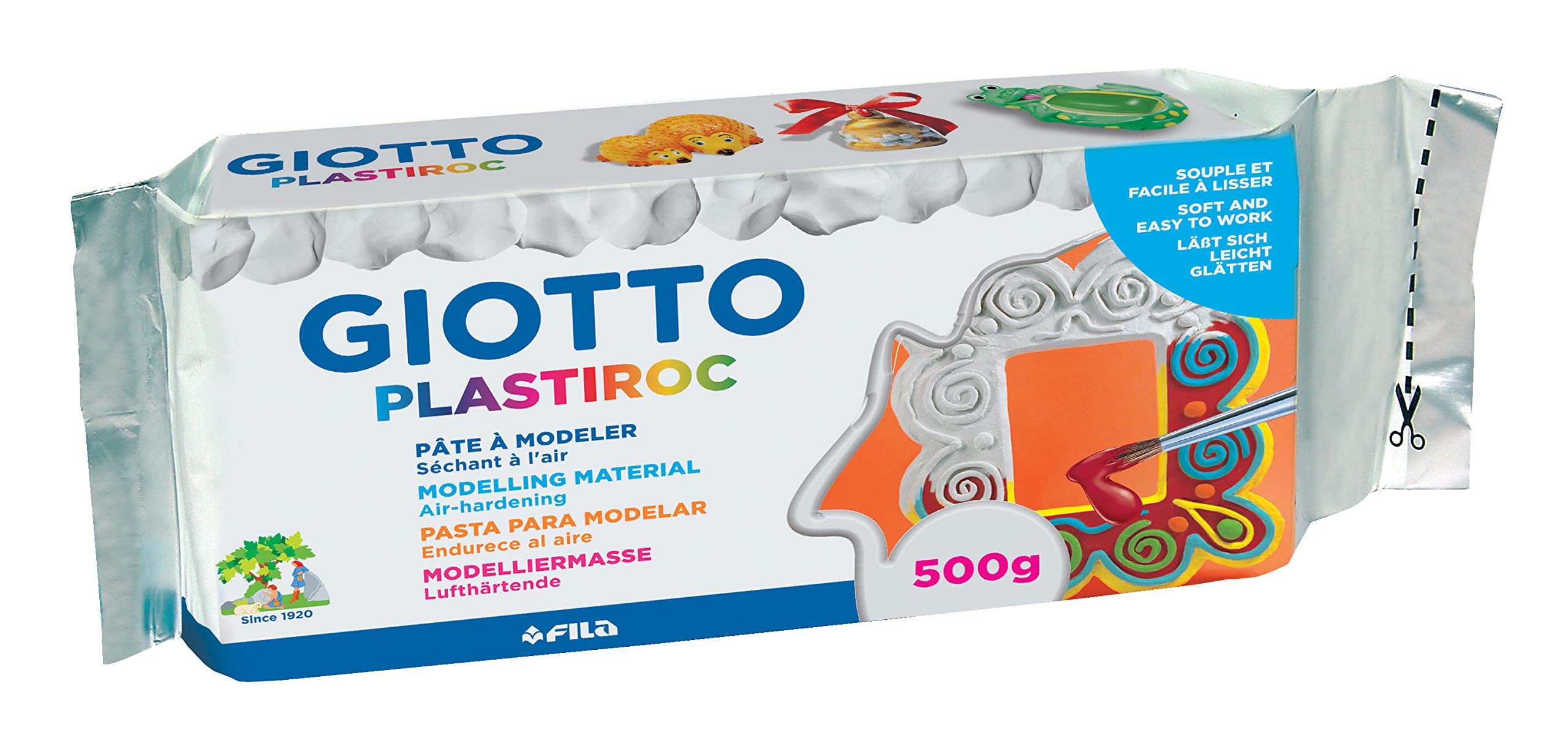 GIOTTO Plastiroc Self-Hardening Bread 500 g White