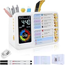 Homework Timer Adult ADHD Autism Time Management Tool Visual Timer For Kids & Adults - 12/24 ...