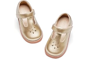 GINFIVE Toddler Little Girls Mary Janes Flats Girls Dress Shoes Kids Shoes
