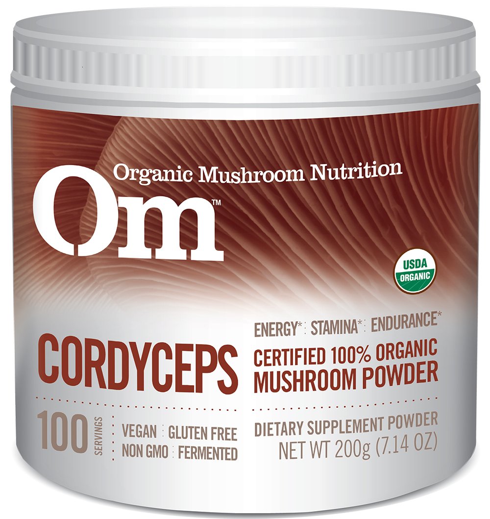 Om Organic Mushroom Supplement, Cordyceps, 200 grams
