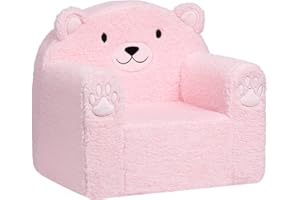 ALIMORDEN Bean Bag Chair Cute Lazy Floor Sofa, Single Seat Sofa Couch Memory Foam Bean Bag Chair for Living Room, Bedroom-Pin